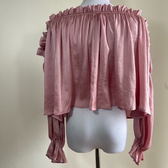 Love J Floral  Patch Off the Shoulder top - Picture 3 of 3